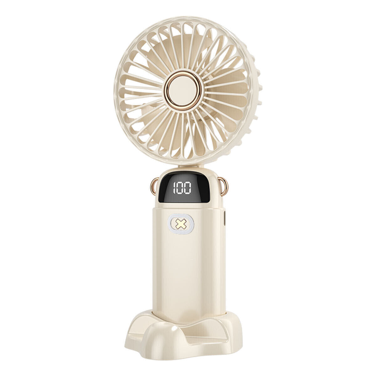 Portable Hand-Held Fan Mini Folding Desk Fan Cooler Cooling USB Rechargeable UK