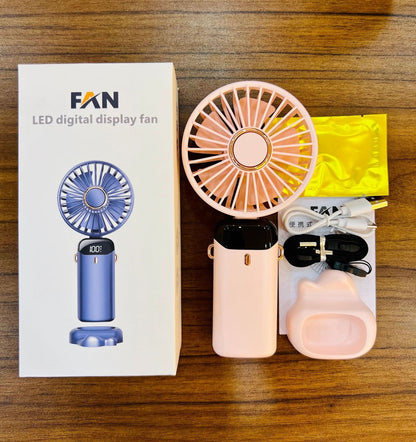 Portable Hand-Held Fan Mini Folding Desk Fan Cooler Cooling USB Rechargeable UK